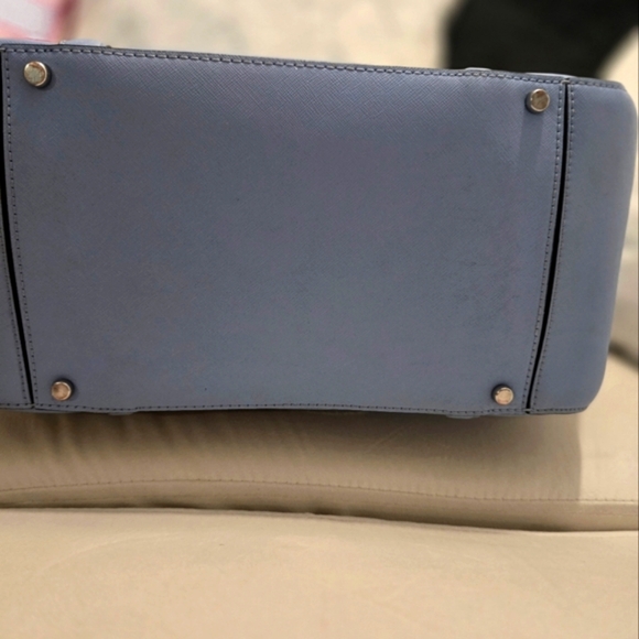 Kate Spade New York Newbury Lane Periwinkle Tote Bag Saffiano Leather - Picture 8 of 10